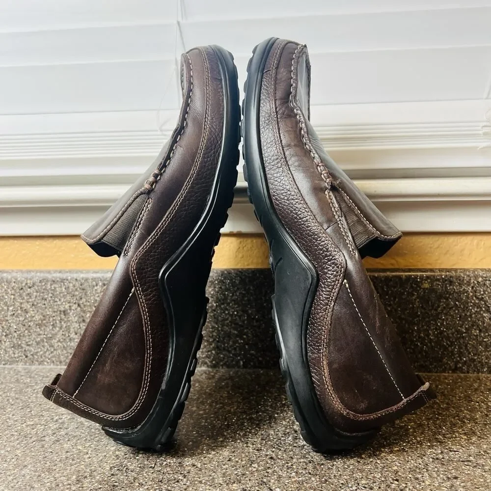 Cole Haan Mens Sz 11M Loafer Brown Classic Leather Slip On Comfort Driving Shoes